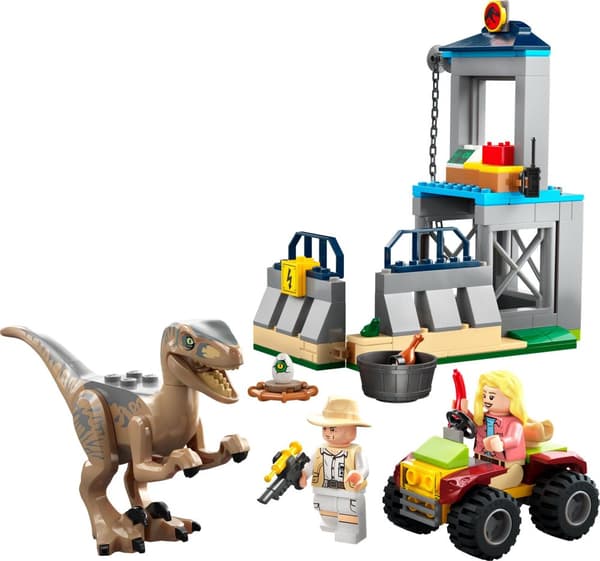 LEGO Jurassic World 76957 Velociraptor-flykten