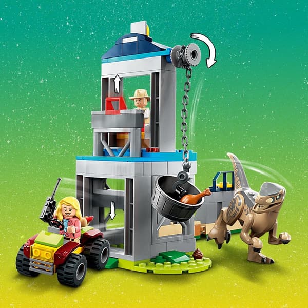 LEGO Jurassic World 76957 Velociraptor-flykten