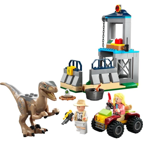 LEGO Jurassic World 76957 Velociraptor-flykten