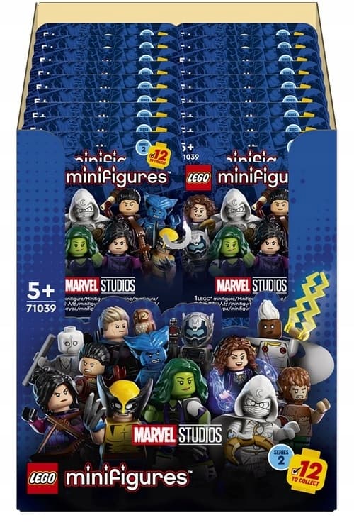 LEGO MARVEL 71039 minifiguræske pap 36 dele