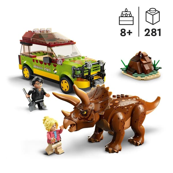 LEGO 76959 Jurassic World Triceratopsforskning