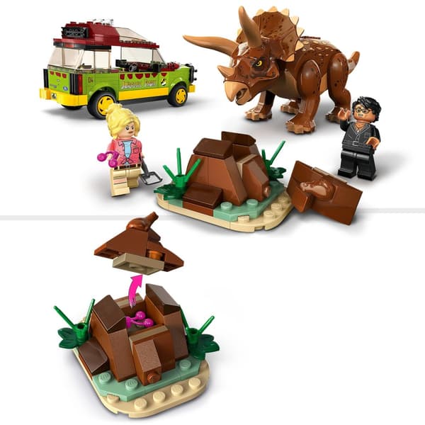 LEGO 76959 Jurassic World Triceratopsforskning