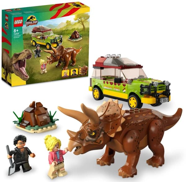 LEGO 76959 Jurassic World Triceratopsforskning