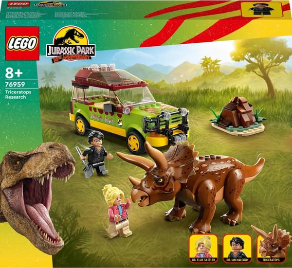 LEGO 76959 Jurassic World Triceratopsforskning