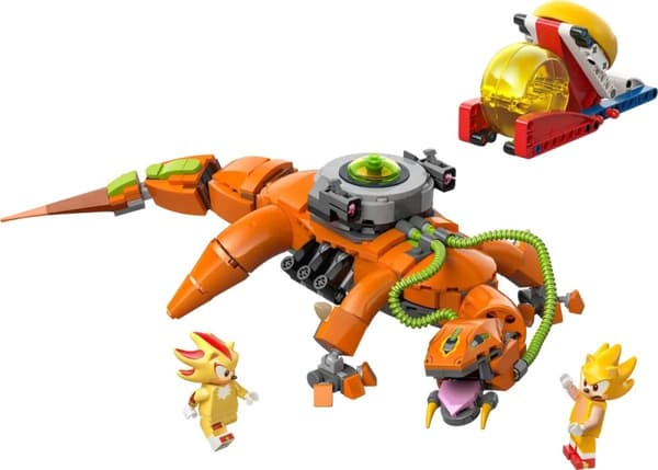 LEGO SONIC THE HEDGEHOG 77003 Super Shadow vastaan Biolizard