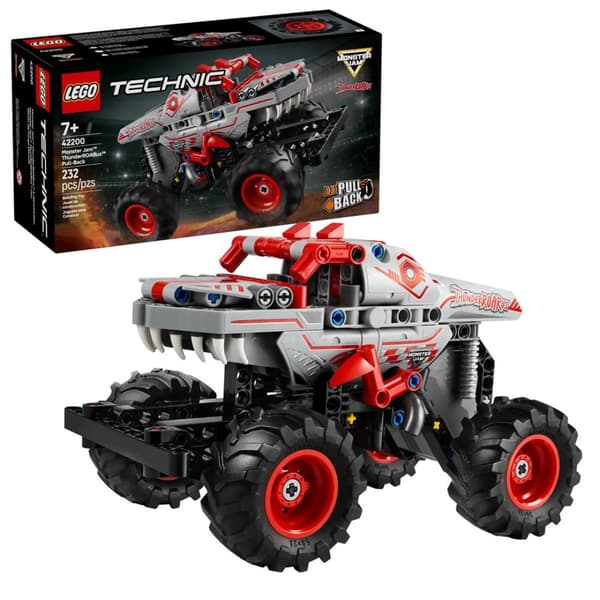 LEGO TECHNIC 42200 Monster Jam™ ThunderROARus™ med pull-back-drev