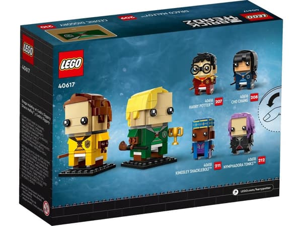 LEGO BRICKHEADZ HARRY POTTER 40617 DRACO MALFOY OG CEDRIC DIGGORY