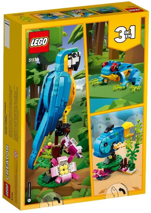 LEGO CREATOR 31136 EKSOTISK PAPEGØJE