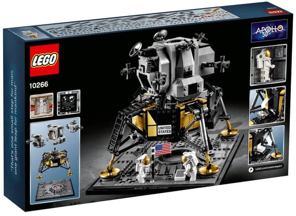 LEGO CREATOR EXPERT 10266 APOLLO 11 NASA MÅNLANDARE