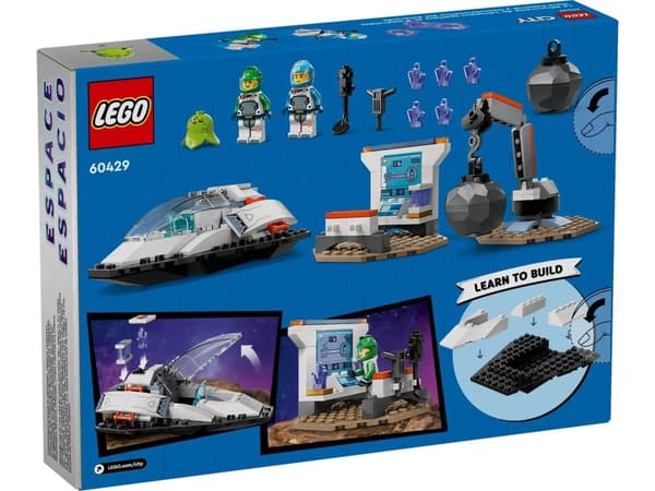 LEGO CITY 60429 AVARUUSALUVI JA ASTEROIDI LÖYTÖ