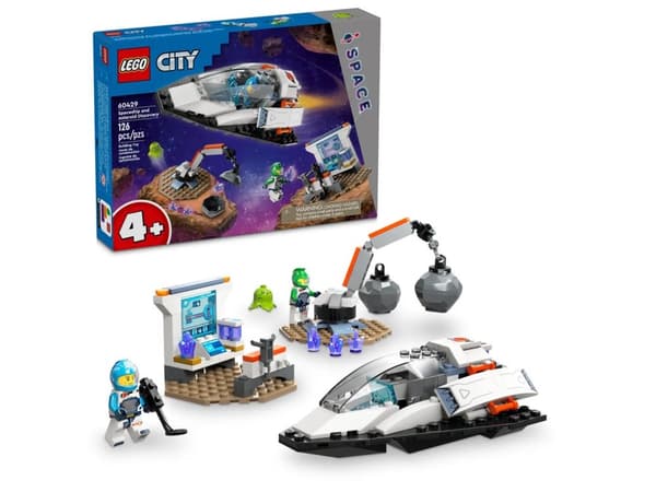 LEGO CITY 60429 AVARUUSALUVI JA ASTEROIDI LÖYTÖ