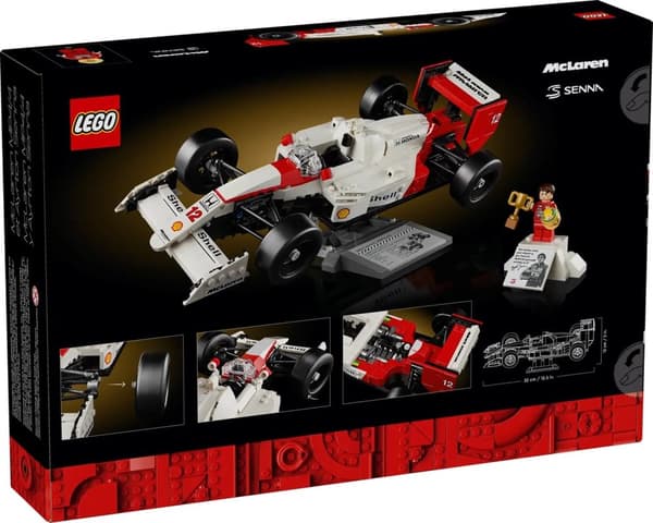 LEGO ICONS 10330 McLaren MP4/4 och Ayrton Senna