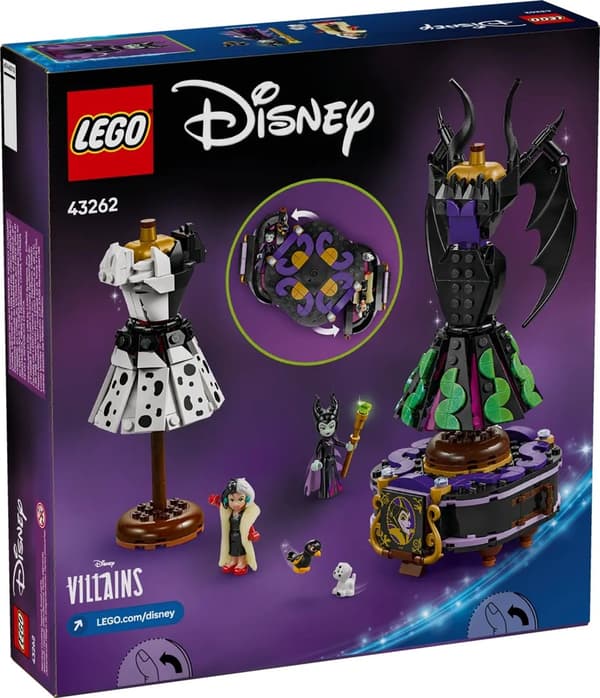 LEGO DISNEY 43262 Maleficents och Cruella de Vils klänning