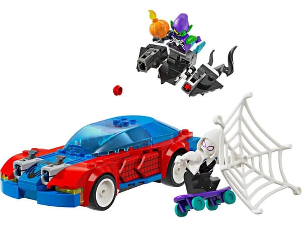 LEGO Super Heroes 76279 Spider-Man-kilpa-ajo ja Vihreä Menninkäinen