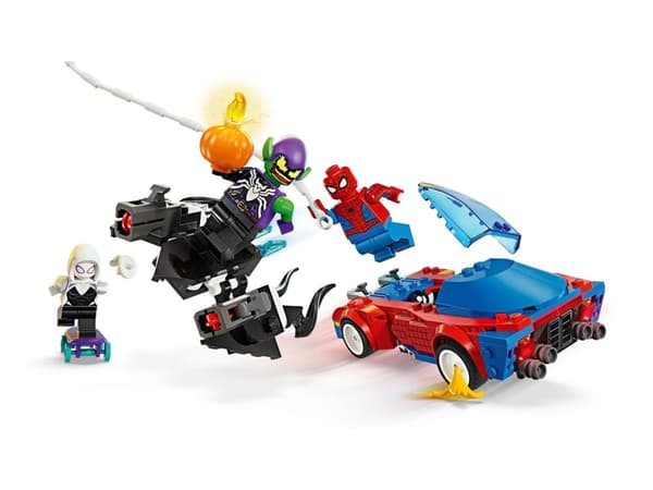 LEGO Super Heroes 76279 Spider-Man-kilpa-ajo ja Vihreä Menninkäinen