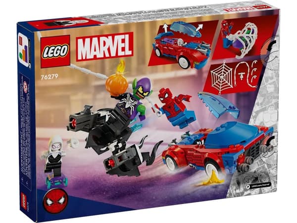 LEGO Super Heroes 76279 Spider-Man-kilpa-ajo ja Vihreä Menninkäinen