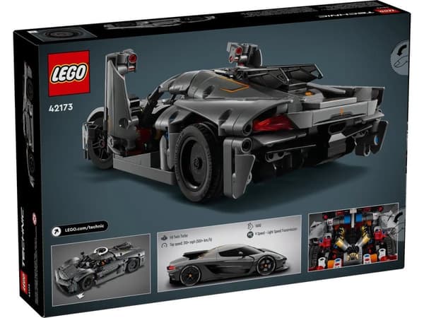 LEGO Technic 42173 Grå Koenigsegg Jesko Absolute Hyperbil