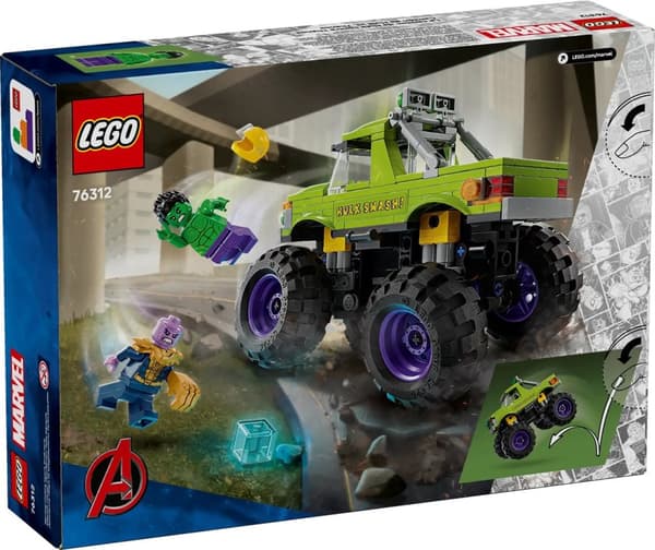 LEGO MARVEL 76312 Hulk-lastbilen mot Thanos