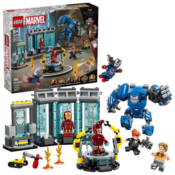 LEGO MARVEL 76315 Iron Manin laboratorio: Panssarisali