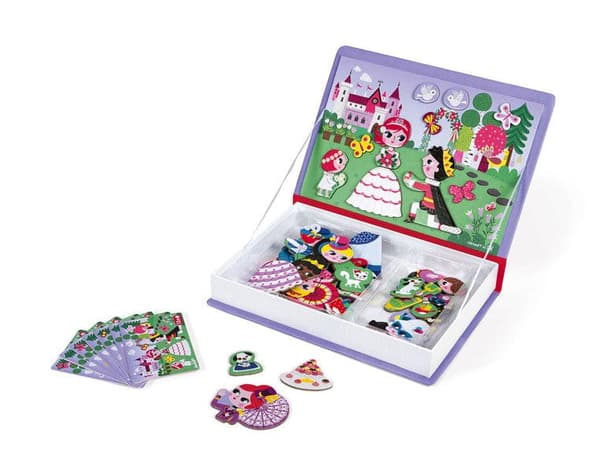 PRINSESSOR - Magnetiskt pussel Magnetibook JANOD
