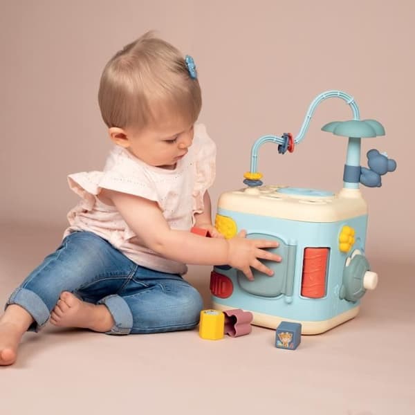 Smoby - Lilla Smoby - Utforskarkub - Pedagogisk leksak - Från 12 månader