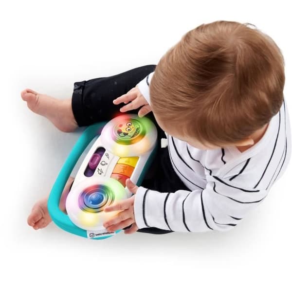 BABY EINSTEIN Musikalisk, stereopedagogisk leksak för spädbarn och barn från 12 månader, 3 musikstationer och 30 melodier och ljud