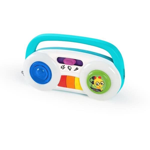BABY EINSTEIN Musikalisk, stereopedagogisk leksak för spädbarn och barn från 12 månader, 3 musikstationer och 30 melodier och ljud