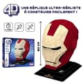 Miniatyrbillede 3 af 6: Marvel - IRON MAN HJELMET - 4D-model til at bygge