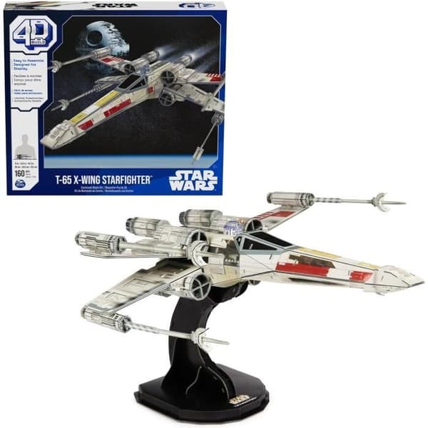 Star Wars - X-WING FIGHTER - 4D-modellbyggsats att bygga - 28 cm