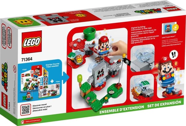 LEGO SUPER MARIO 71364 LAAJENNUSPAKKAUS - WHOMPIN LAVAONGELMAT