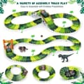 Miniatyrbild 5 av 8: OBOSOE 185 Pcs Byggblock - DIY Dinosaur Byggsten Set
