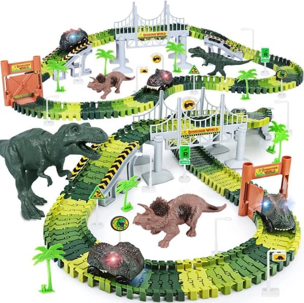 OBOSOE 185 stk byggeklods - DIY dinosaur byggeklodssæt
