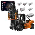 Miniatyrbillede 1 af 2: Mould King Heavy-Duty Gaffeltruck, Høj Kompatibilitet, Stort Antal Dele,original boks-17044