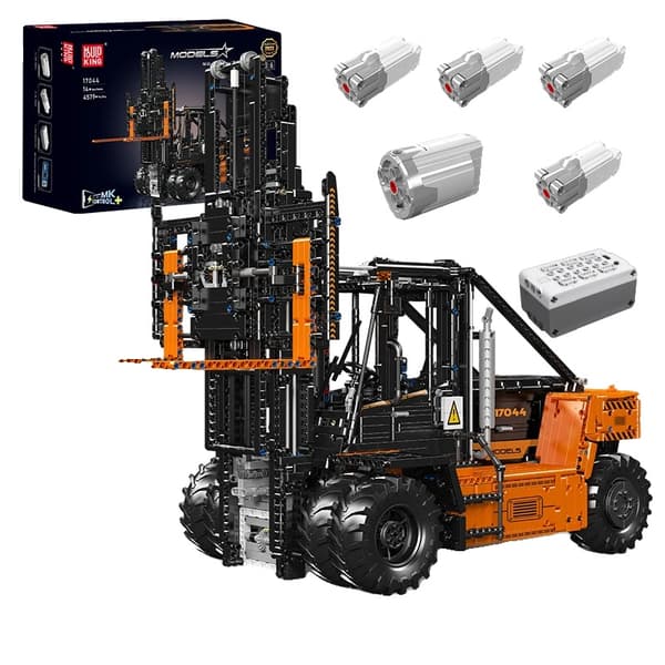 Mould King Heavy-Duty Gaffeltruck, Høj Kompatibilitet, Stort Antal Dele,original boks-17044