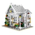 Miniatyrbillede 1 af 2: Blomsterbutik Model, 1593 DELE, Miljøvenlige Materialer, Kompatibelt Design,med lys