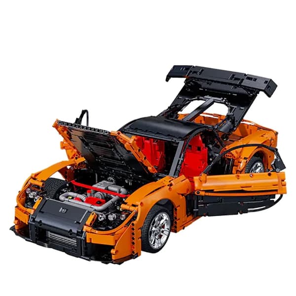 Teknisk Hans RX-7 VeilSide Fortune Modellbil, 3071 Delar, Miljövänligt Material,med instruktion
