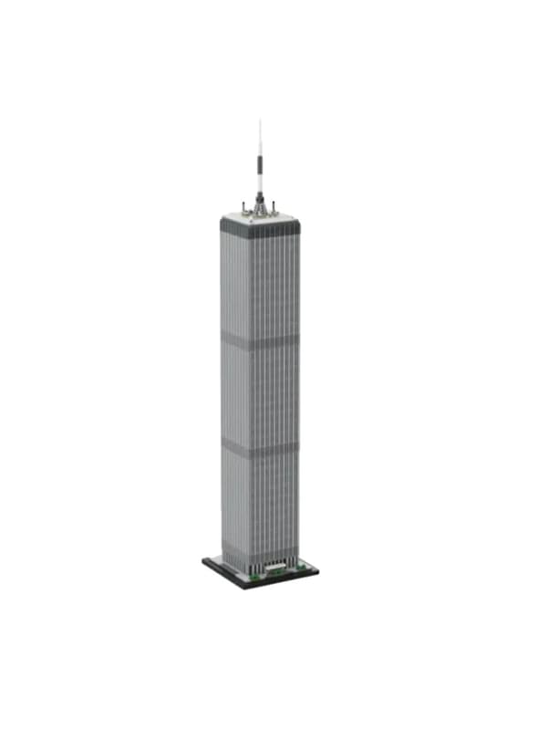 Verdenshandelscenter Model, 1998 Dele, CE Certificeret,1998pcs