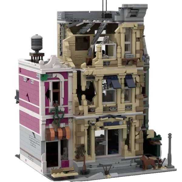 Doomsday Polisstation Modell, 2689 Delar, Detaljerad Arkitektonisk Design,2689STK