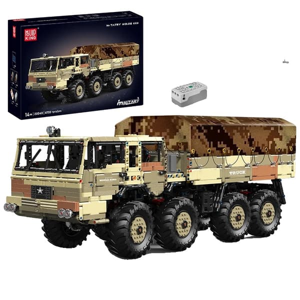 RC Tatry KOLOS 8X8 Lastbil, 4733PCS Økologisk ABS Materiale,20040