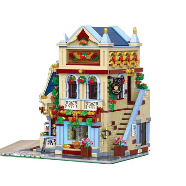2745PCS Kreativ Byggsats, Utbildande DIY Leksak,Med Låda, Nallebjörn Lekhus