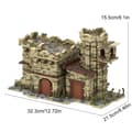 Miniatyrbillede 2 af 2: Medieval Hus Konstruktionssæt, 2639 Dele, Kompatibelt med Andre Byggesæt,2639STK