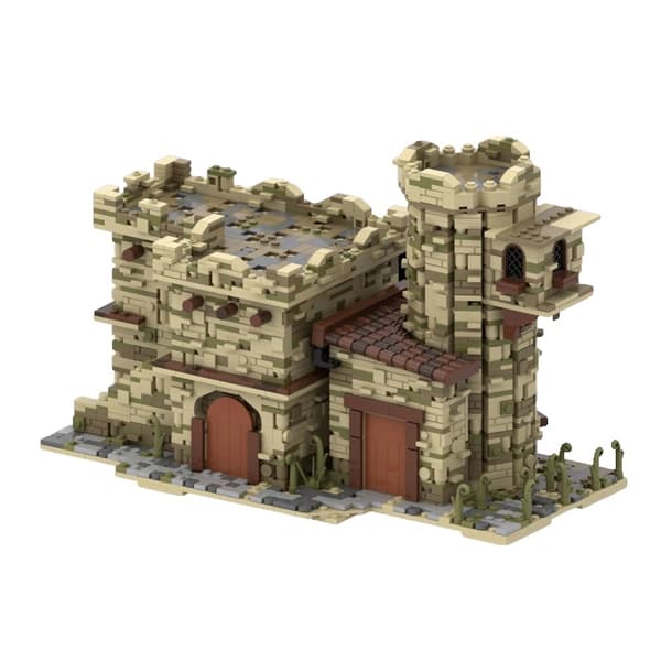 Medieval Hus Konstruktionssæt, 2639 Dele, Kompatibelt med Andre Byggesæt,2639STK