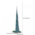 Miniatyrbillede 2 af 2: Model Sæt, 7400 Dele, Arkitektonisk Design, Kompatibel med Byggesæt,7400STK