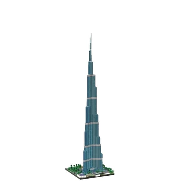 Model Sæt, 7400 Dele, Arkitektonisk Design, Kompatibel med Byggesæt,7400STK