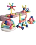 Miniatyrbillede 1 af 2: Magnetisk Konstruktionssæt, 25 Stykker, Uddannelseslegetøj til Fantasi,SMT-CLB-25 25STK
