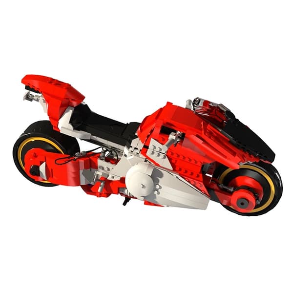 Cyberpunk Motorcykel Byggesæt, 1097 Stykker, Unisex Læring Legetøj,1097STK