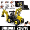 Miniatyrbillede 2 af 2: Motoriseret Bulldozer Byggesæt, 2239 Dele, Fjernbetjeningsfunktion,original boks emballage