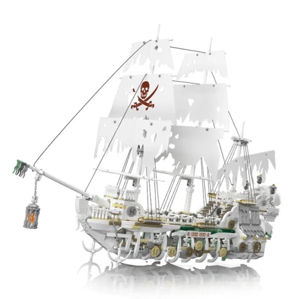 Piratskib Byggesæt, 3769 Dele, Kompatibelt med Andre Mærker,med instruktion