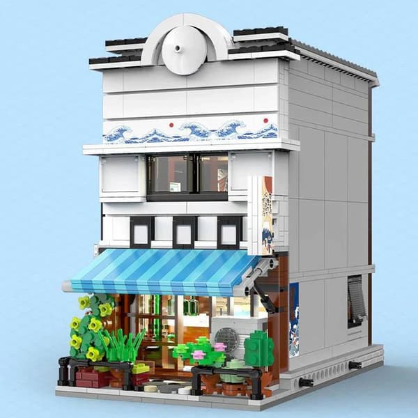 Japansk Sushi House Restaurant, 1665 Stykker, Unisex Design,med instruktion