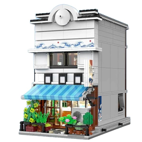 Japansk Sushi House Restaurant, 1665 Stykker, Unisex Design,med instruktion